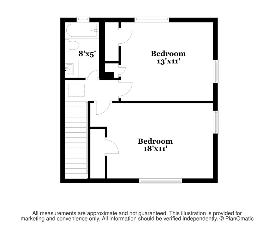 7 Cliff Terrace, Unit A Newport, RI 02840 - Photo 21 of 22 Floor Plan Second Floor