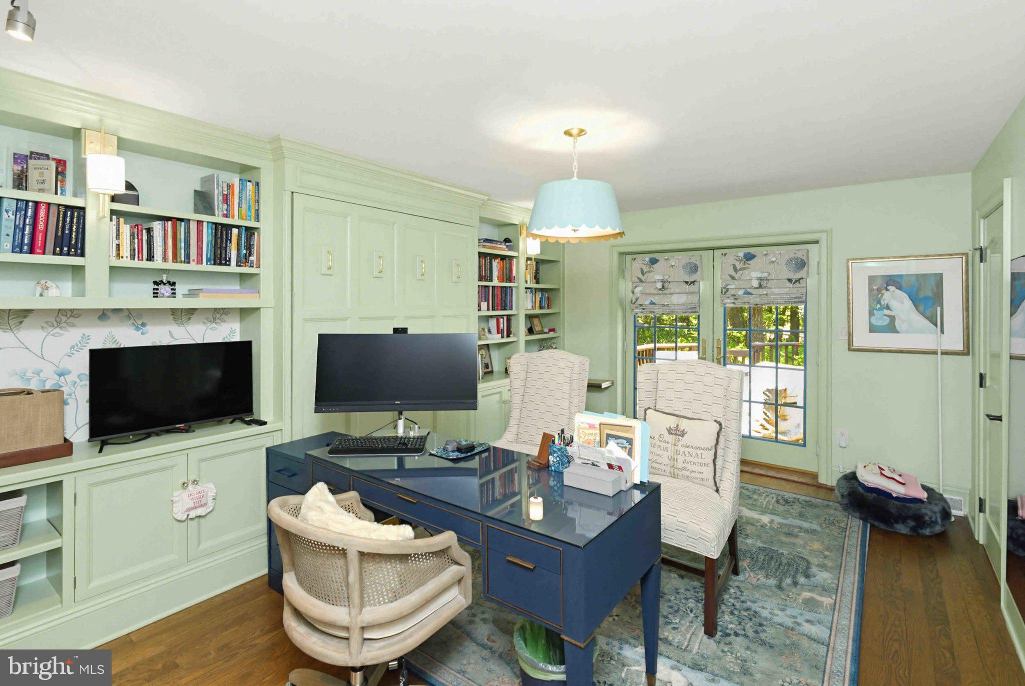 2244 Deer Path Road Huntingdon Valley, PA 19006 - Photo 9 of 95 Charming home office with serene vibes.