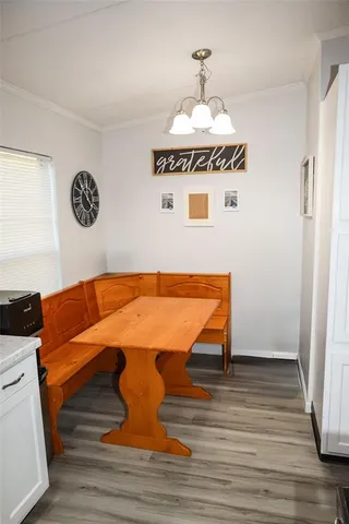 a room with wooden floor