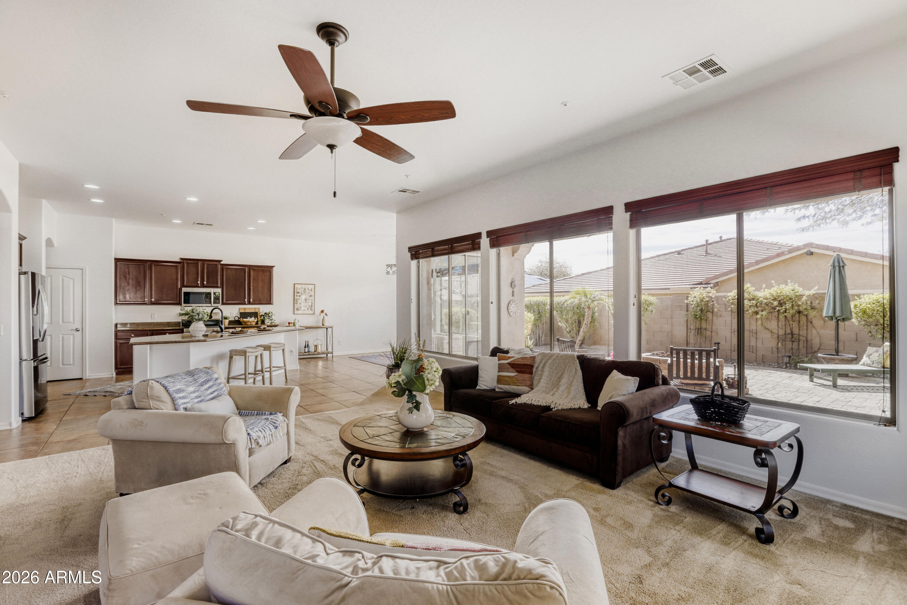 12319 West Eagle Ridge Lane Peoria, AZ 85383 - Photo 2 of 45 Bright Living Area with Views