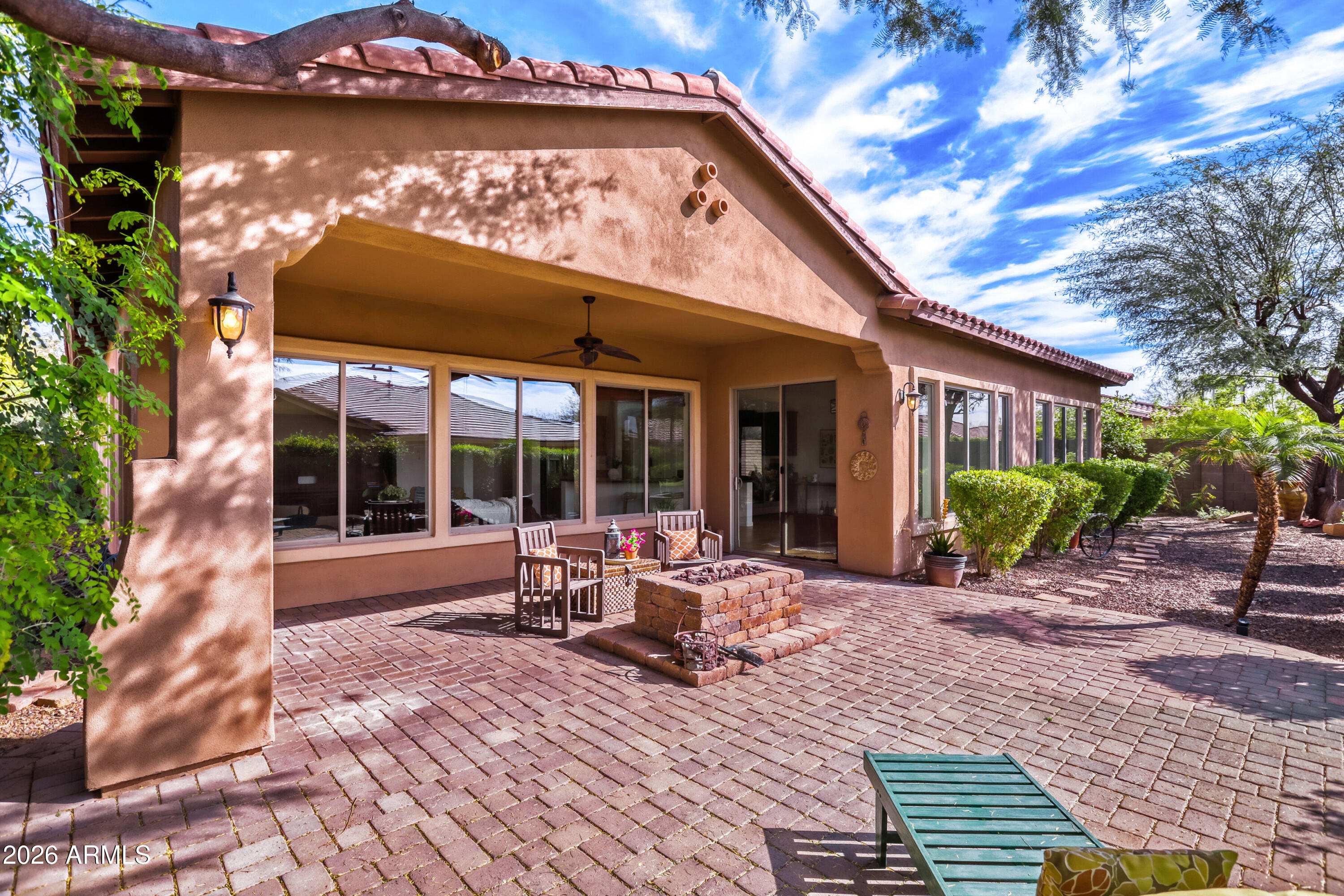 12319 West Eagle Ridge Lane Peoria, AZ 85383 - Photo 4 of 45 Relaxing Backyard with Pavers
