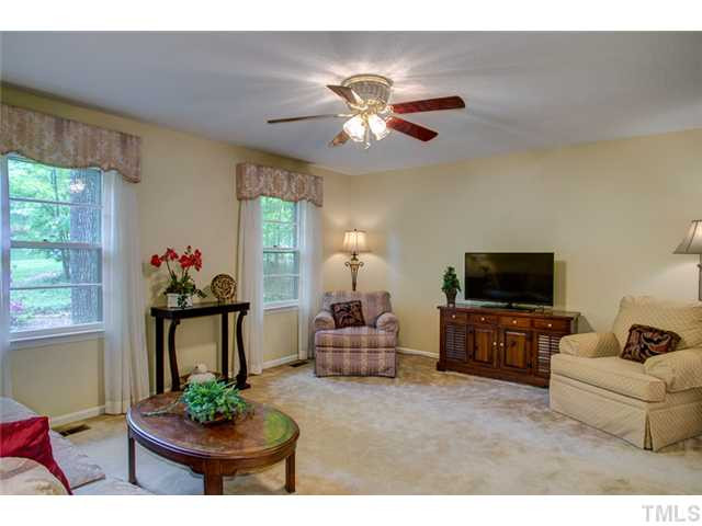 5822 Scalybark Road Durham, NC 27712 - Photo 7 of 25 Two windows allow plenty of natural light into this room. Living Room