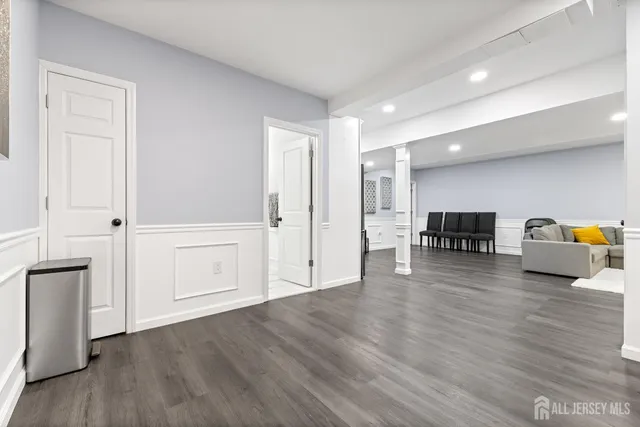a view of livingroom with furniture and wooden floor