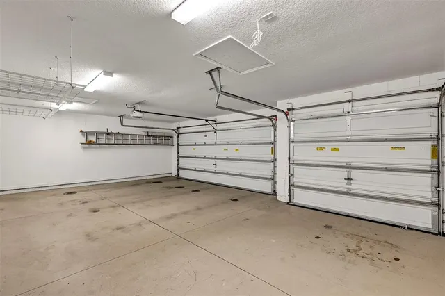 a view of a room with storage