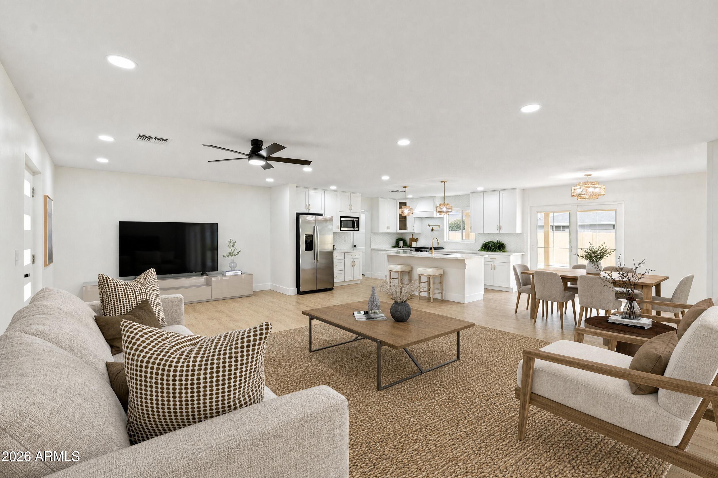 8314 East Camelback Road Scottsdale, AZ 85251 - Photo 7 of 51 Virtual Staging Great Room