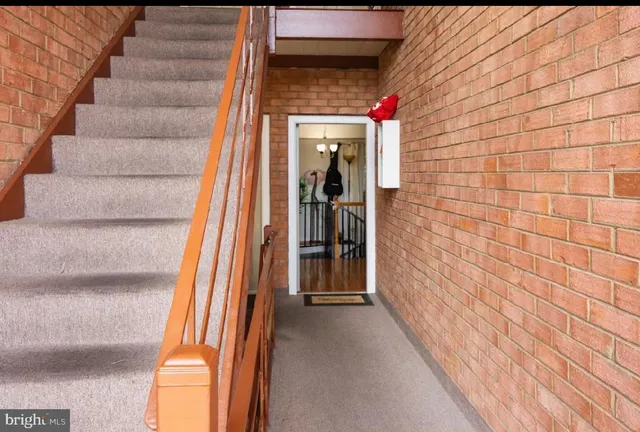 a view of a door of the house