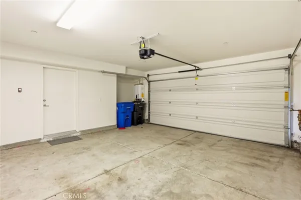 a view of room and garage