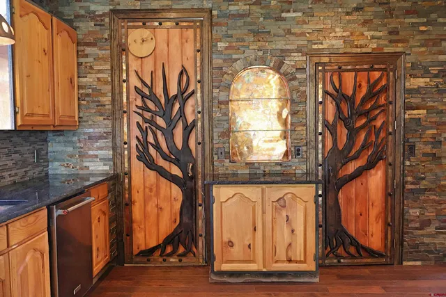 a view of a entryway door