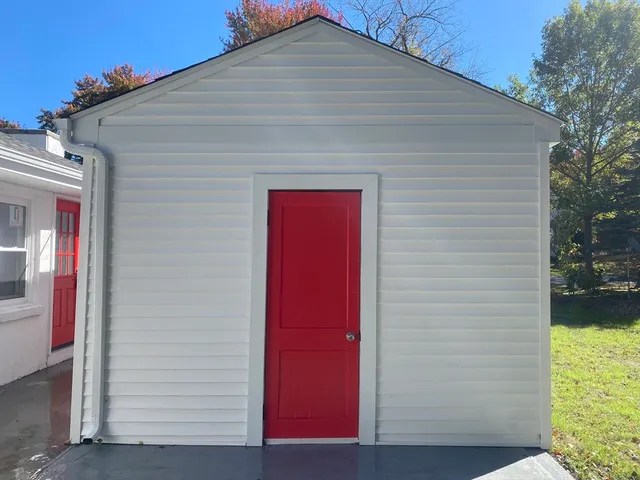 a view of front door of house