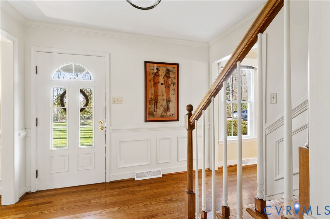 1530 Greenberry Road Powhatan, VA 23139 - Photo 9 of 49 a view of an entryway with staircase