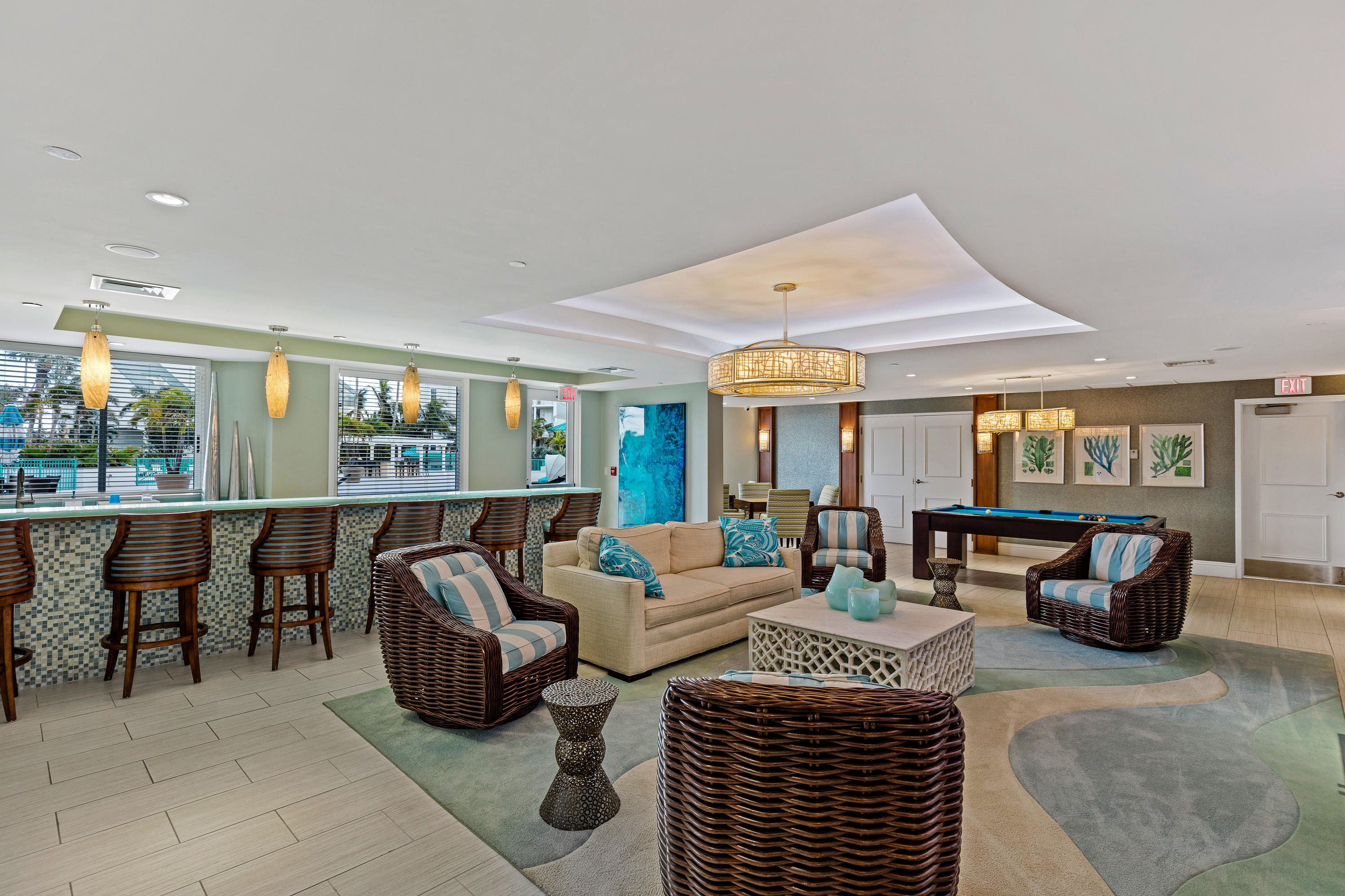 2000 Florida A1A, Unit N104 Jupiter, FL 33477 - Photo 19 of 41 Building entertaining space