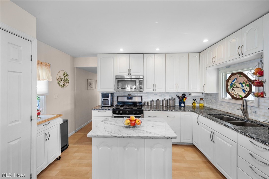 1623 Northeast Catawba Road, Unit 160 Port Clinton, OH 43452 - Photo 12 of 28 Kitchen with white cabinetry and recessed lighting