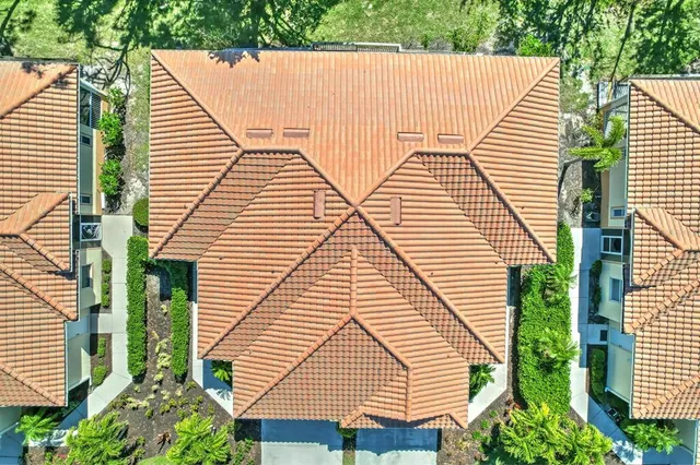 a view of a house with a balcony