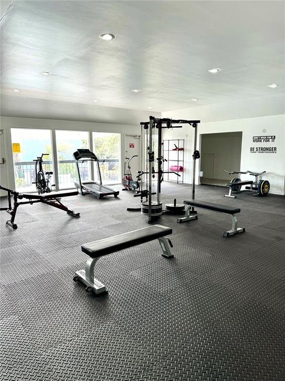 13300 Walsingham Road, Unit 6 Largo, FL 33774 - Photo 15 of 21 a view of a room with gym equipment