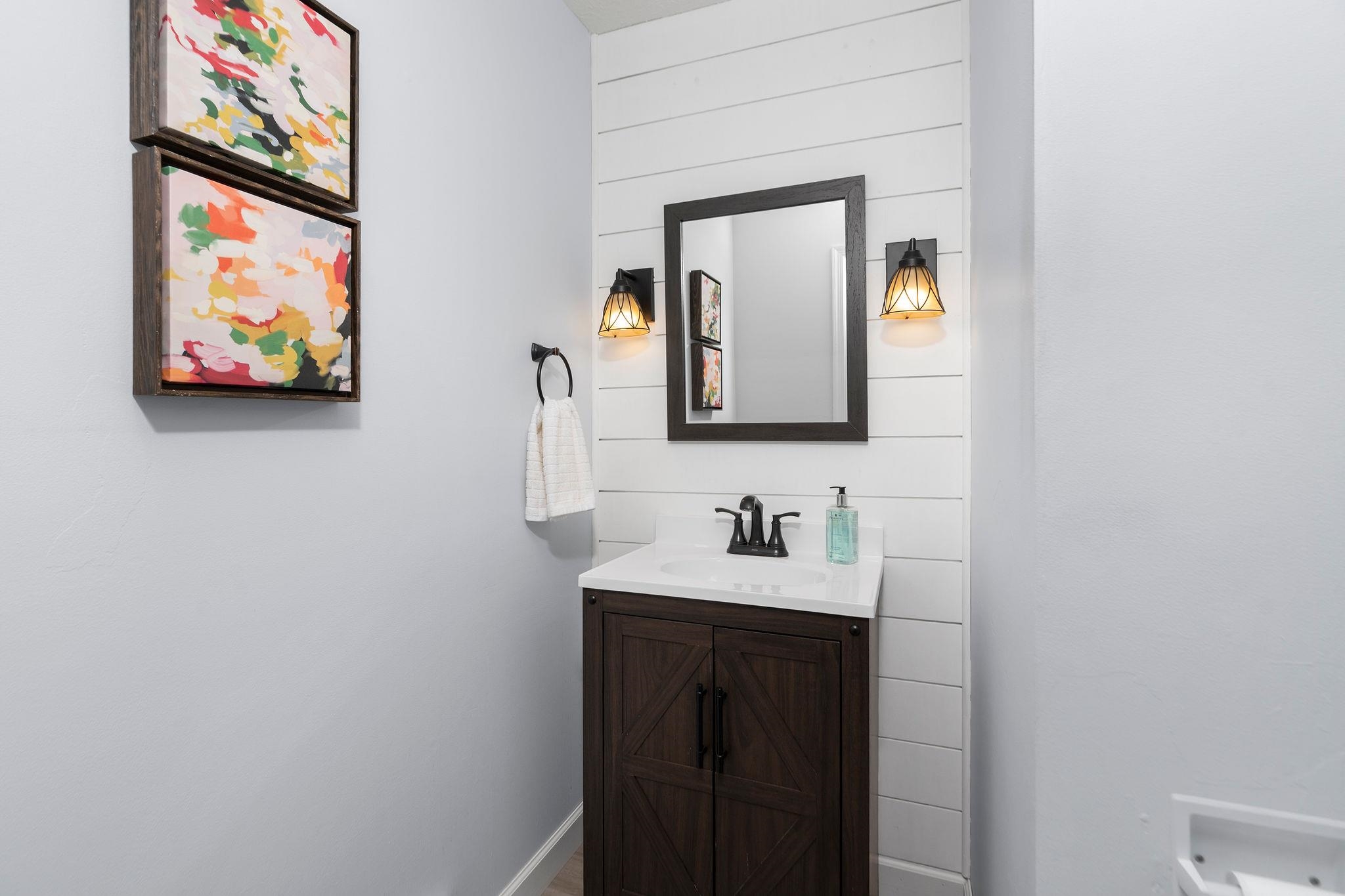 1222 Pinehurst Road Staunton, VA 24401 - Photo 23 of 52 a bathroom with a sink mirror and vanity