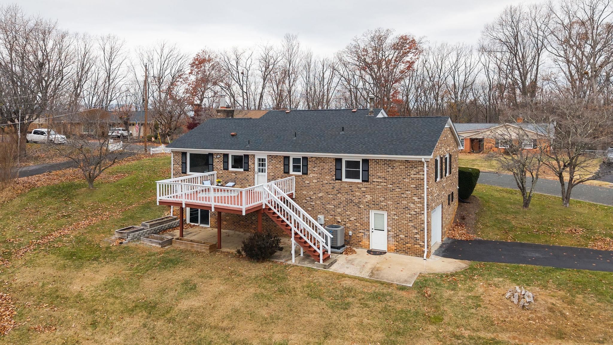 1222 Pinehurst Road Staunton, VA 24401 - Photo 42 of 52 a aerial view of a house with table and chairs