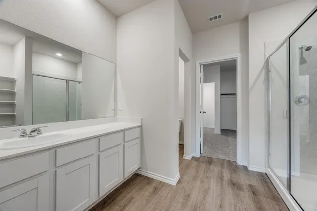 a view of an empty room