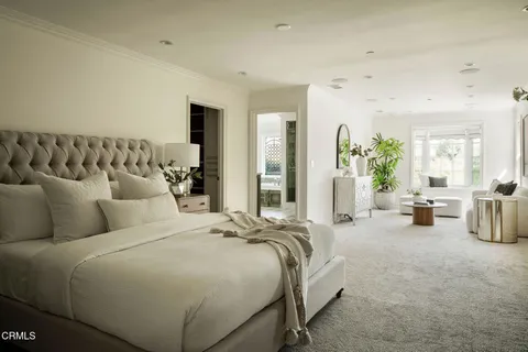 a outdoor living space with furniture and garden