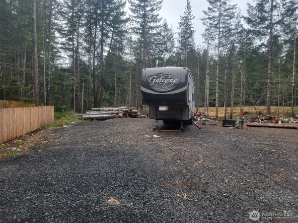 a view of outdoor space with deck and outdoor seating
