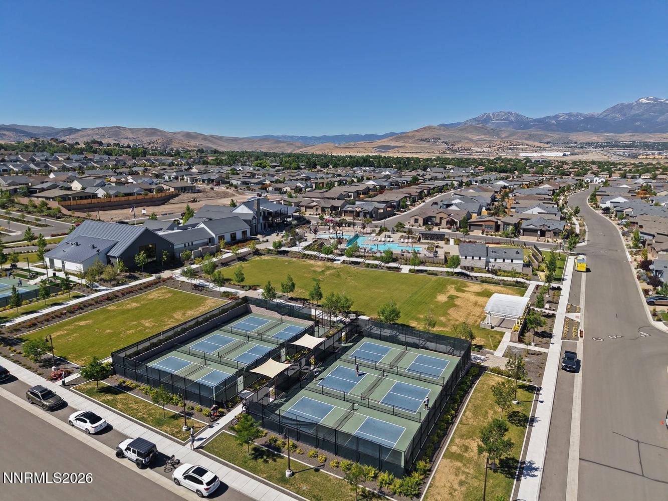 2332 Hammer Falls Drive Reno, NV 89521 - Photo 52 of 57 an aerial view of residential houses with outdoor space
