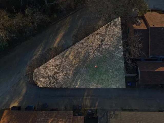 a view of a fireplace in backyard