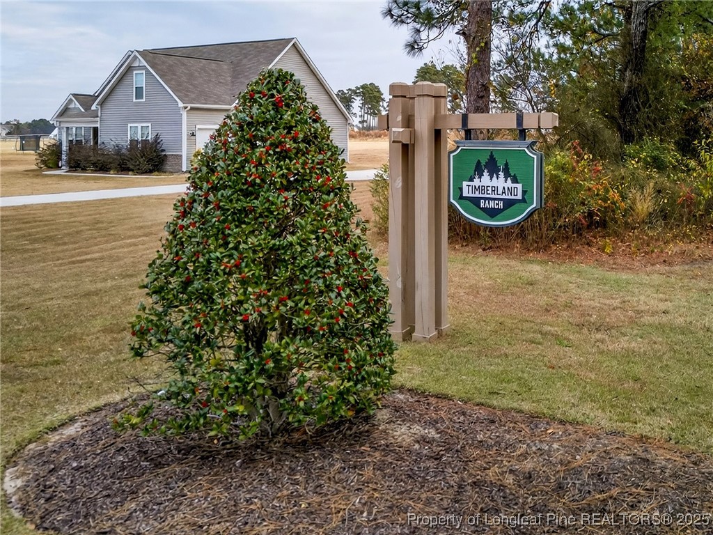 193 Rocking Horse Lane Raeford, NC 28376 - Photo 25 of 25 a front view of a house with garden
