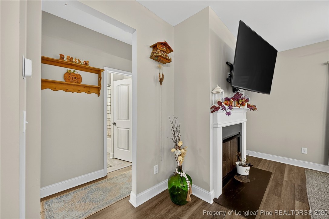 193 Rocking Horse Lane Raeford, NC 28376 - Photo 9 of 25 a living room with furniture and a flat screen tv