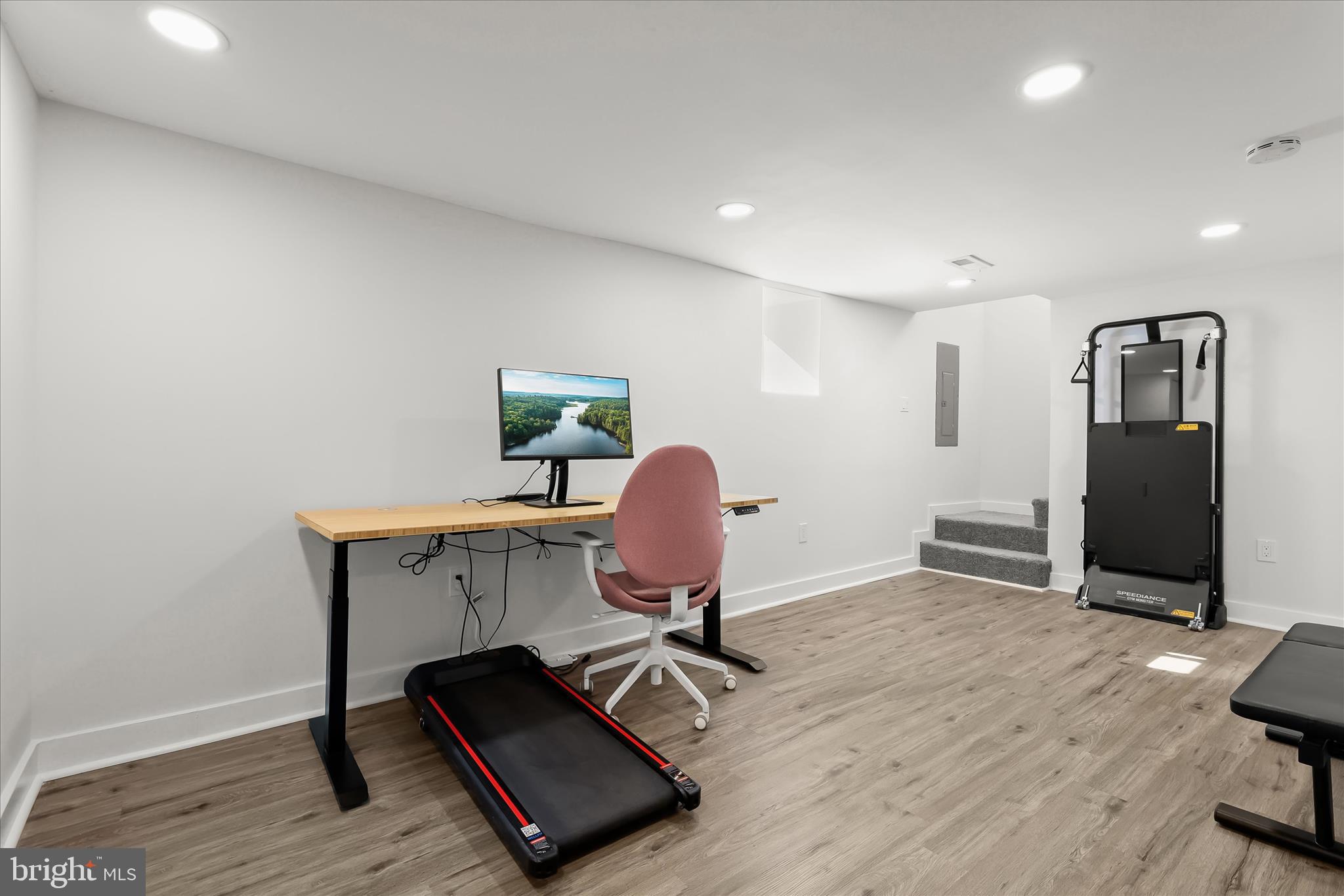 5822 Ethelbert Avenue Baltimore, MD 21215 - Photo 26 of 37 a view of workspace with gym equipment