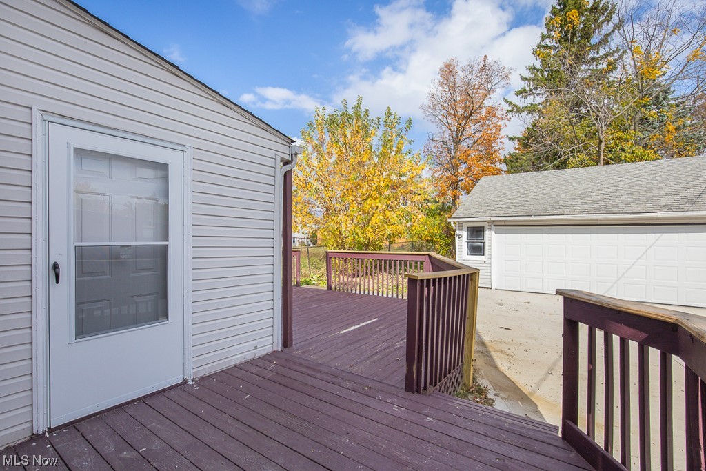 19109 Libby Road Maple Heights, OH 44137 - Photo 29 of 32 View of deck