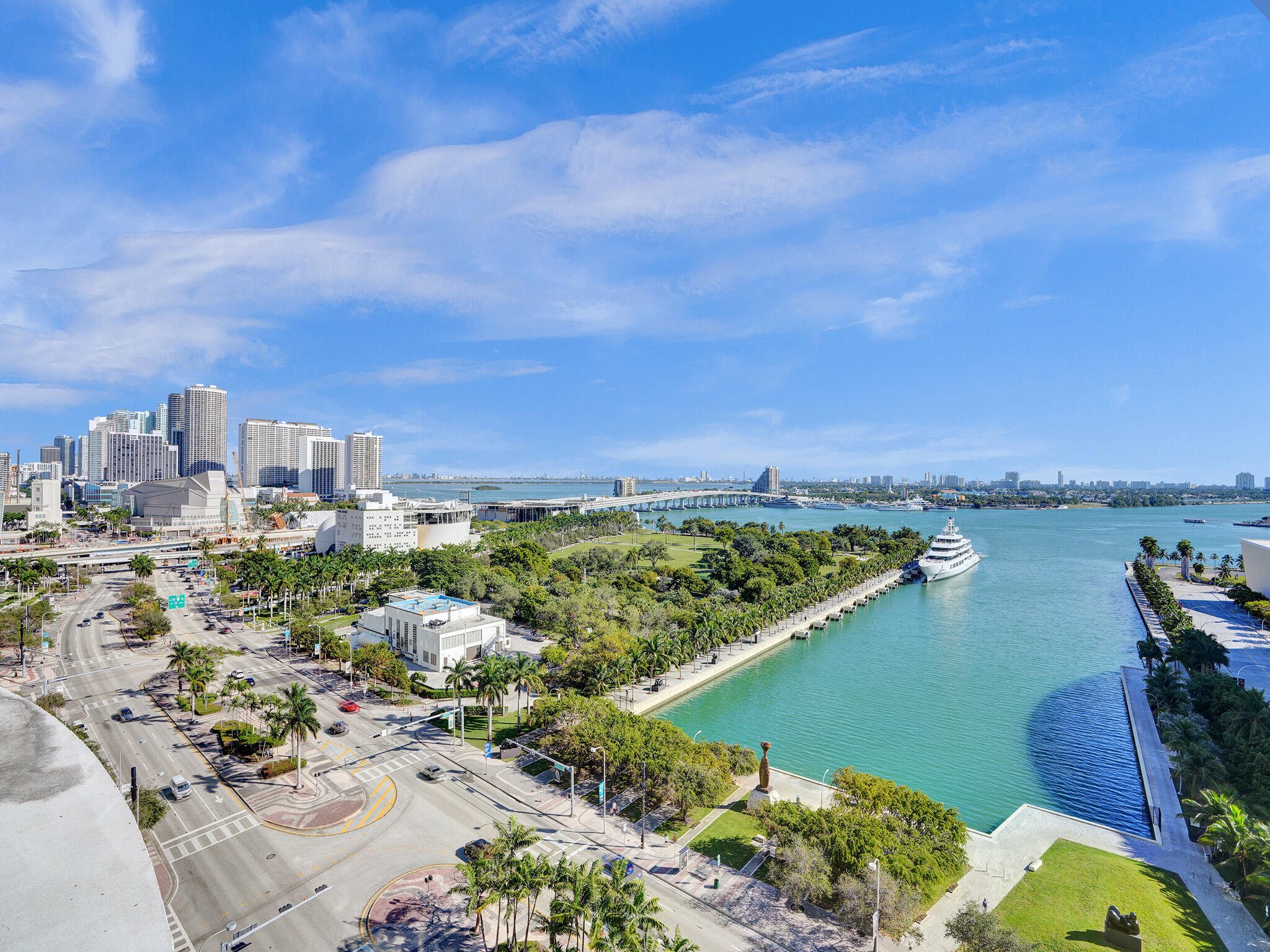 888 Biscayne Boulevard, Unit 811 Miami, FL 33132 - Photo 42 of 48 a view of a city with ocean