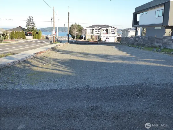 a view of a city street with a road