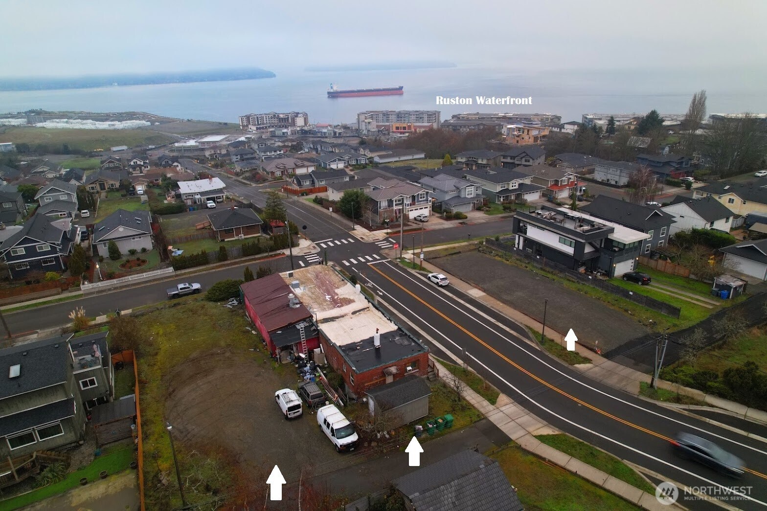 5302 North 49th Street Ruston, WA 98407 - Photo 6 of 16 an aerial view of a city