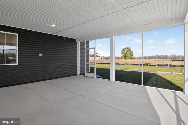 a view of a terrace with outdoor space
