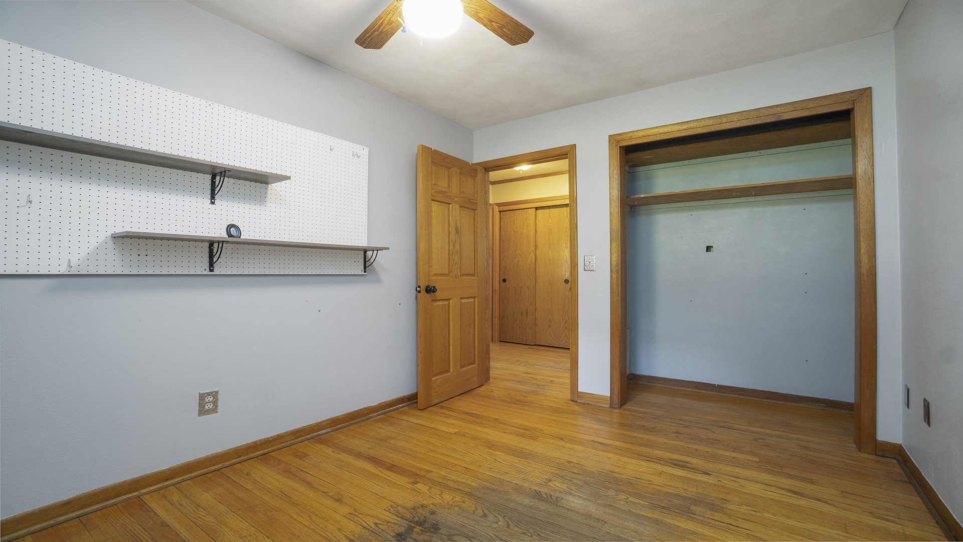 2077 Grand Detour Road Dixon, IL 61021 - Photo 25 of 33 wooden floor in an empty room