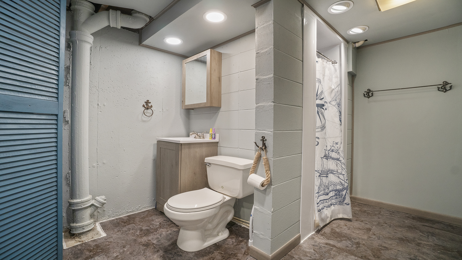 2077 Grand Detour Road Dixon, IL 61021 - Photo 33 of 33 a bathroom with a toilet and a shower