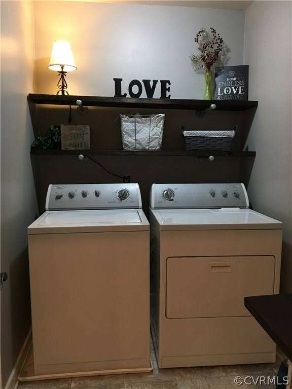 6007 Moss Creek Road Midlothian, VA 23112 - Photo 29 of 38 a utility room with washer and dryer