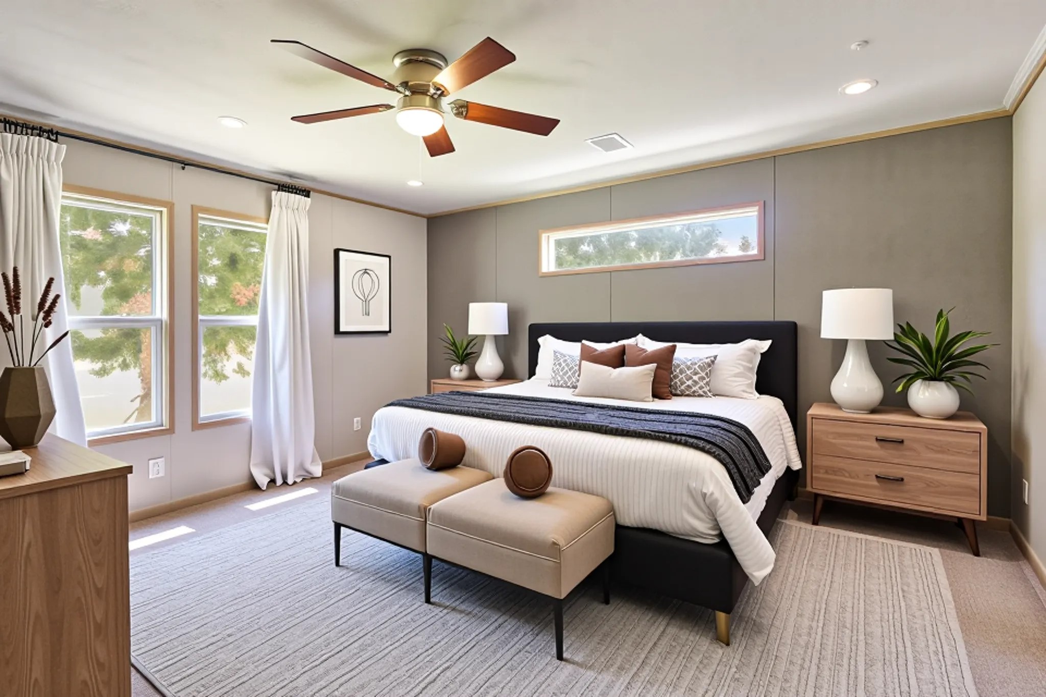 1721 Main Street Danbury, TX 77534 - Photo 7 of 17 a bedroom with a large bed and a window