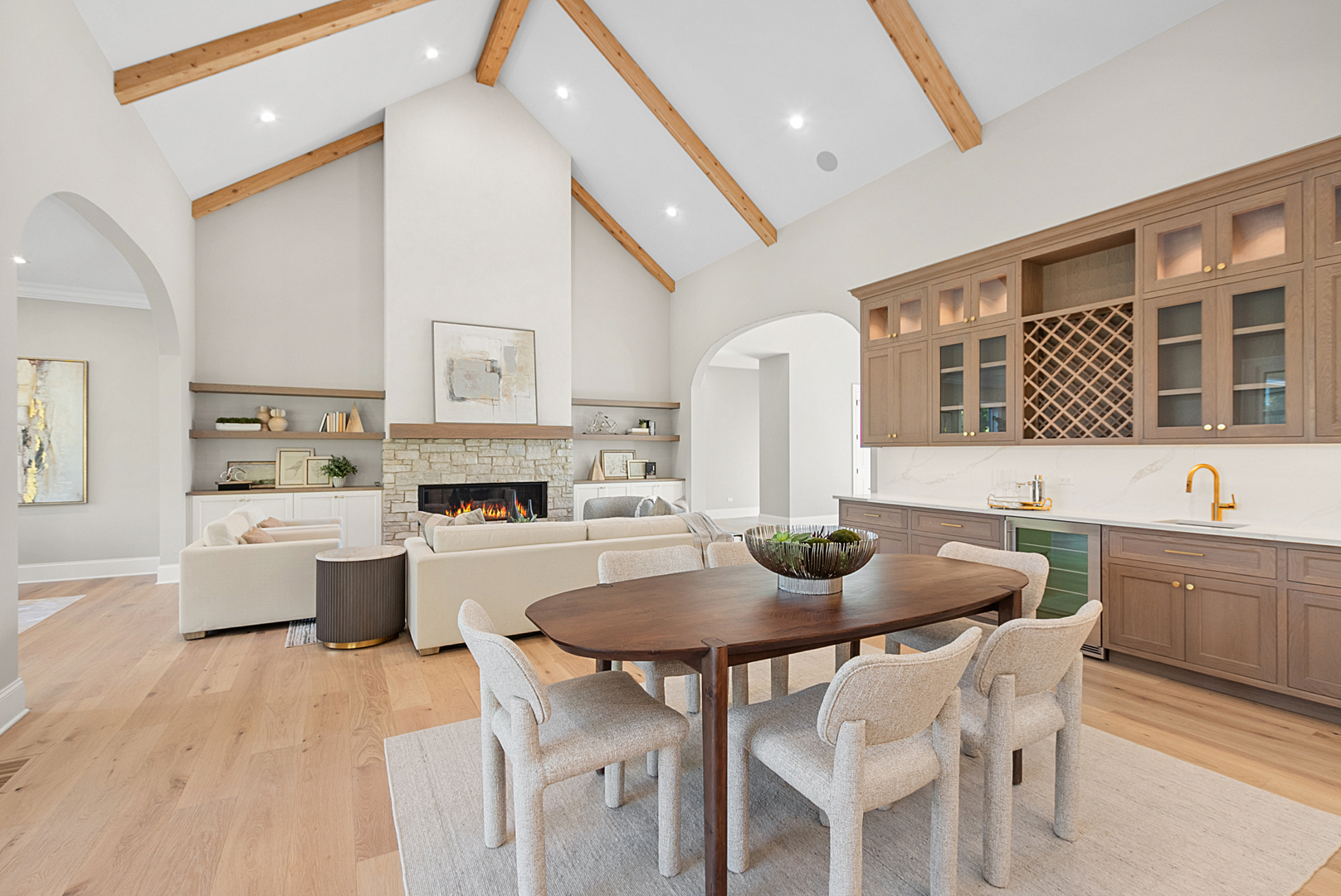 10940 German Church Road La Grange, IL 60525 - Photo 12 of 40 a kitchen with a table chairs stove and cabinets