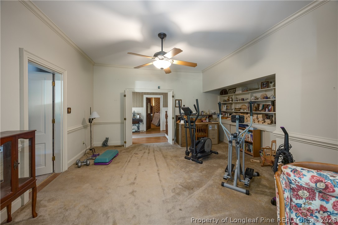 6346 Dunn Road Roseboro, NC 28382 - Photo 18 of 39 a view of a room with gym equipment
