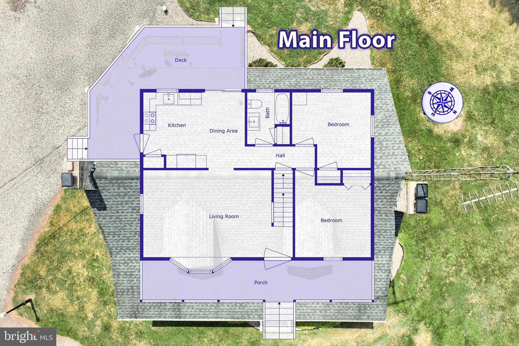3605 Taneytown Road Gettysburg, PA 17325 - Photo 50 of 52 an aerial view of residential houses with outdoor space and parking