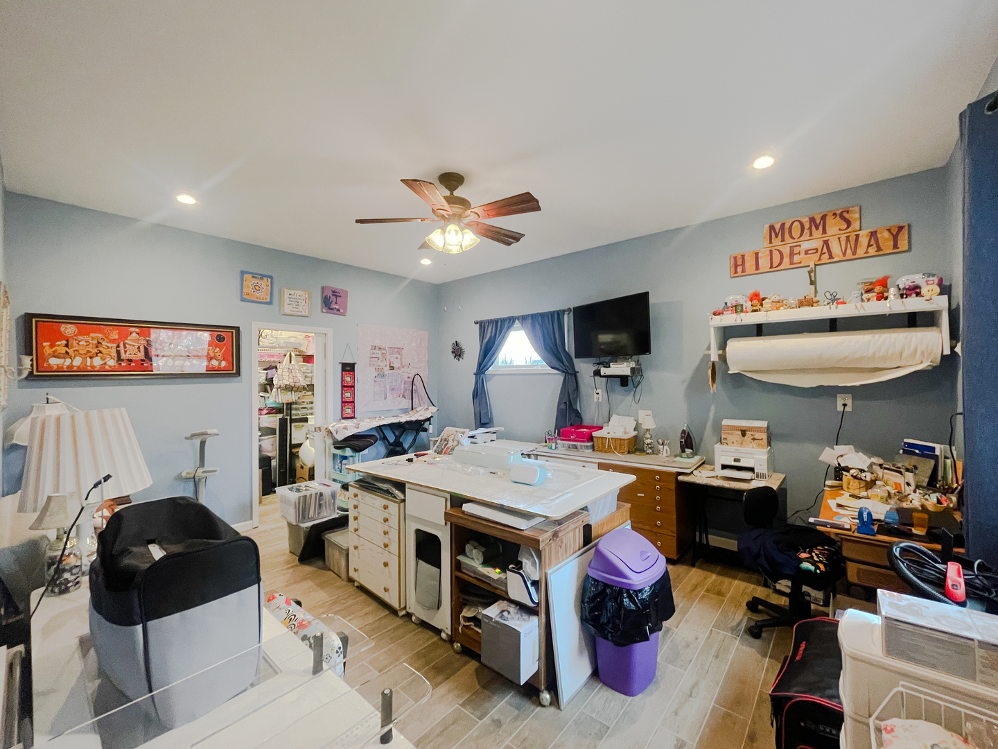 2816 2559th Road Marseilles, IL 61341 - Photo 12 of 22 a bedroom with furniture and a flat screen tv
