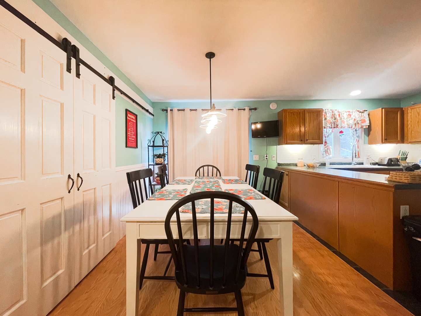 2816 2559th Road Marseilles, IL 61341 - Photo 9 of 22 a view of a dining room with furniture window and wooden floor
