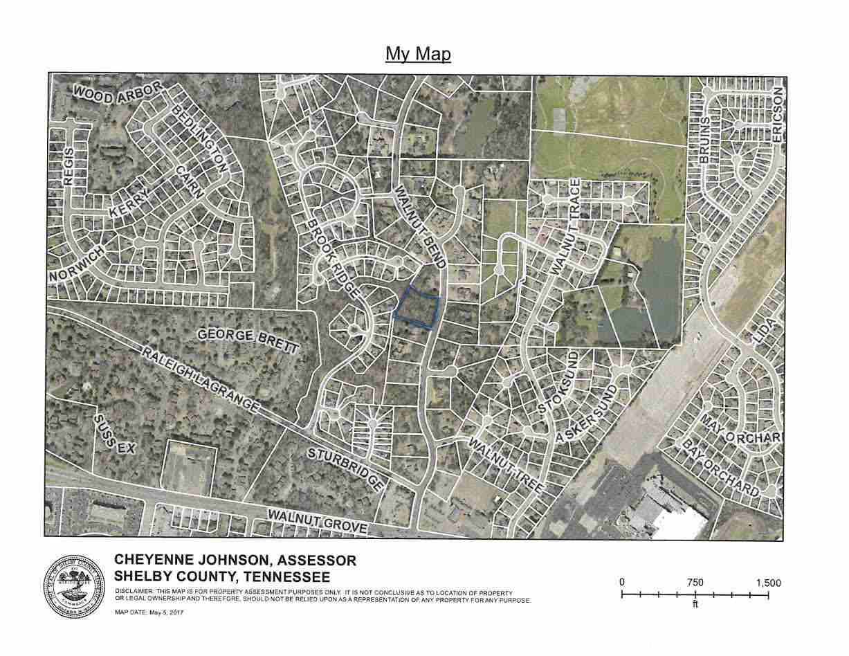 0 North Walnut Bend Road Cordova, TN 38018 - Photo 2 of 2 1.71 acre lot in great Cordova subdivision.