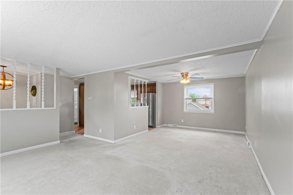 1032 Grove Street Monaca, PA 15061 - Photo 5 of 25 a view of empty room