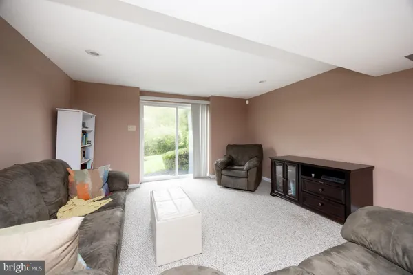a room with furniture and a table