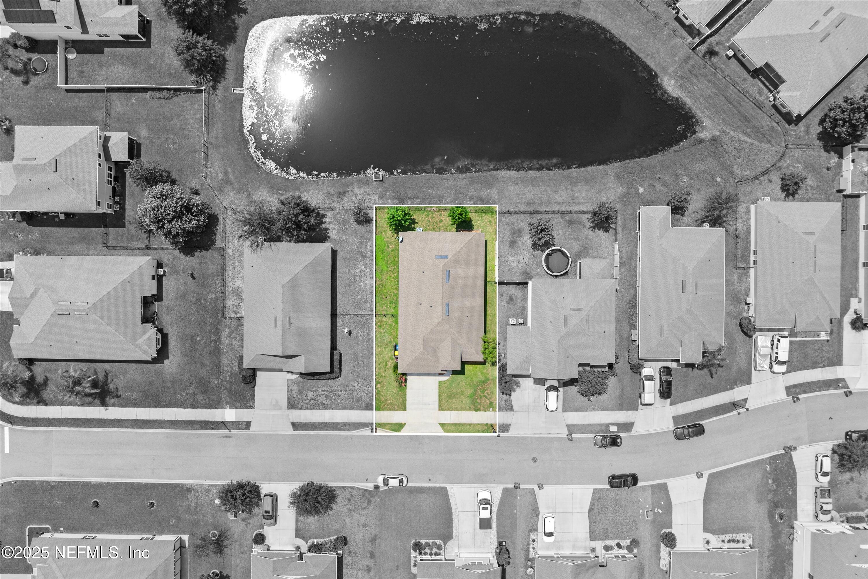 12264 Sacha Road Jacksonville, FL 32226 - Photo 29 of 32 an aerial view of a highlighted house
