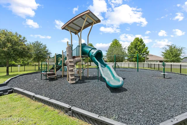 a view of outdoor space with garden and entertaining space