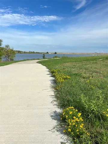 a view of an ocean and beach