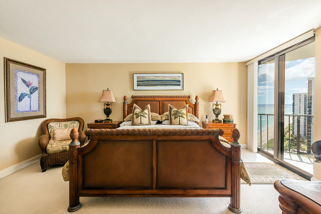5420 North Ocean Drive, Unit 1906 Riviera Beach, FL 33404 - Photo 16 of 25 a living room with furniture and a floor to ceiling window