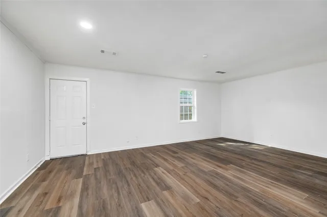 wooden floor in a room